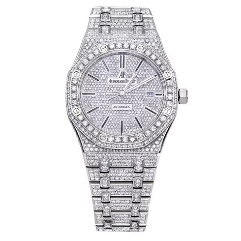 ap iced watch|audemars piguet iced out watch.